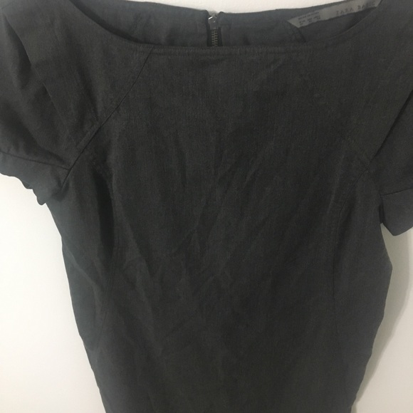 Zara basics charcoal dress - Picture 5 of 7